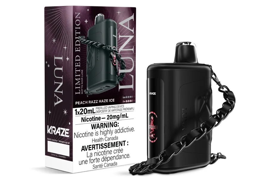 Pre-filled disposable vape pod unit sold at NEO Vape store in Calgary, Alberta